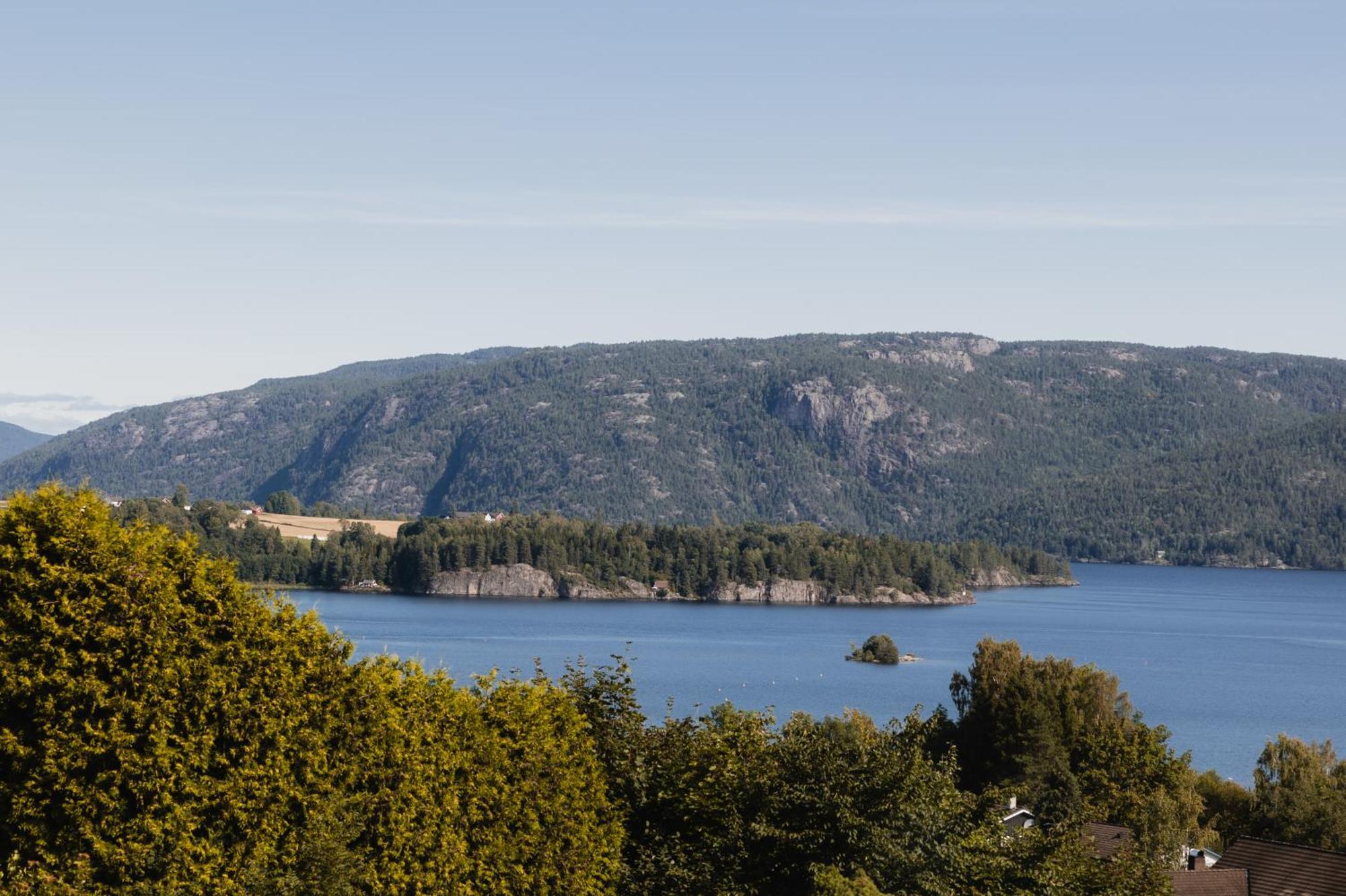 Leilighet Med Flott Uteplass Ulefoss Buitenkant foto