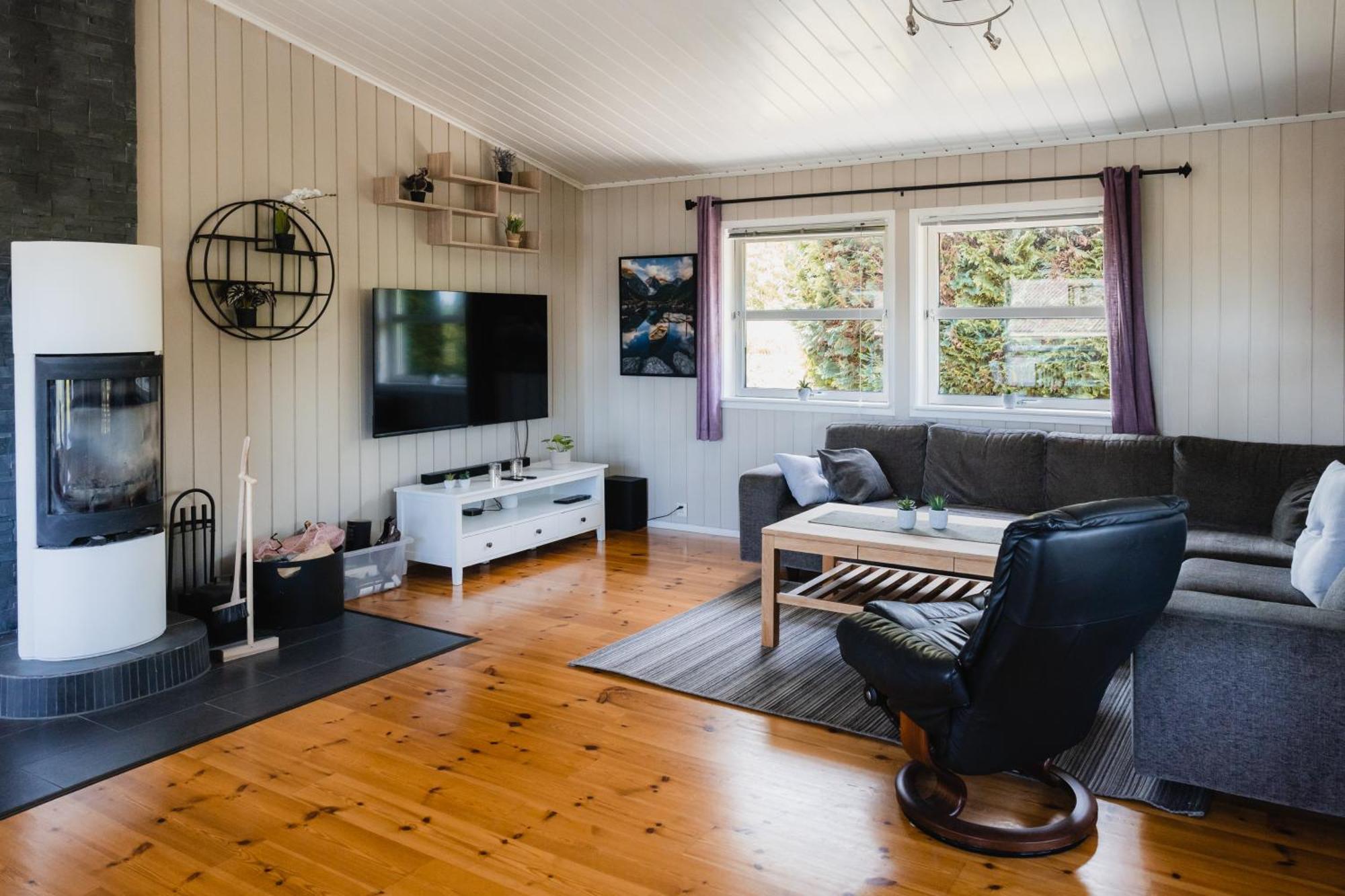 Leilighet Med Flott Uteplass Ulefoss Buitenkant foto